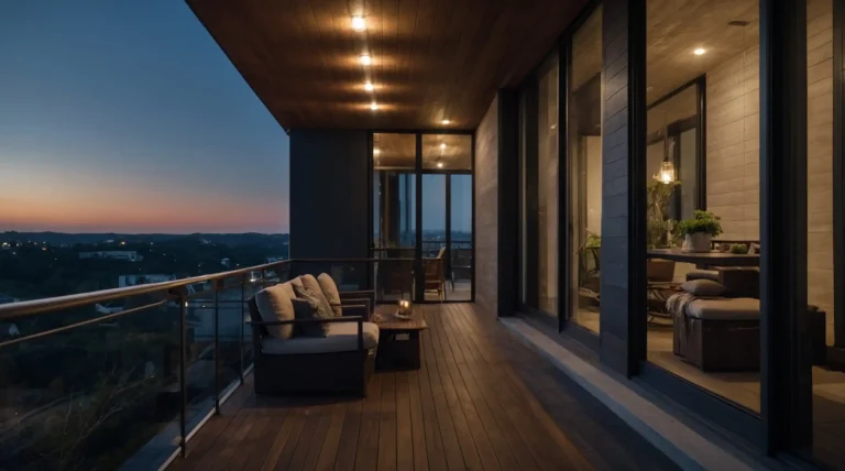 27 Modern Balcony Lighting Ideas
