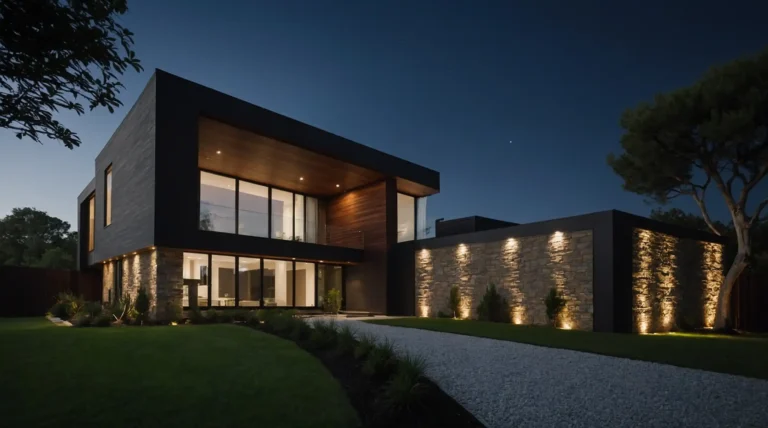 27 Modern Front of the House Lighting Ideas